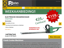 Tablet Screenshot of frankcoolen.nl
